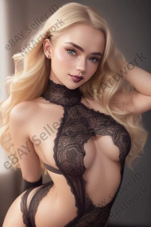 Lot of 10 Laura Sweets Photos 4x6 (Nude Model Female Art) Pin Up Girl Set 2