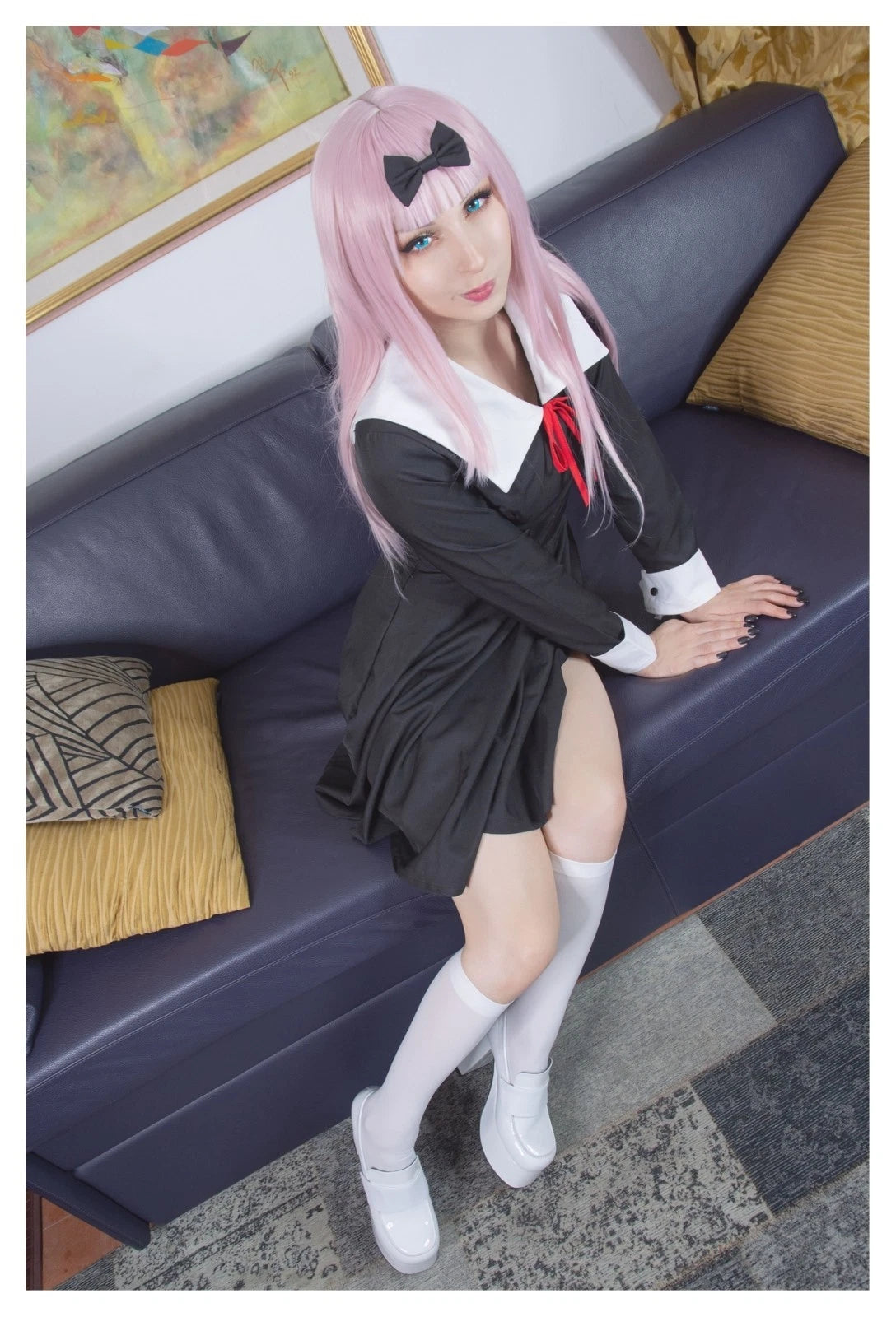 Lot of 10 Shiro Kitsune Chika Fujiwara Cosplay 4x6 Photos Nude Model Set 3