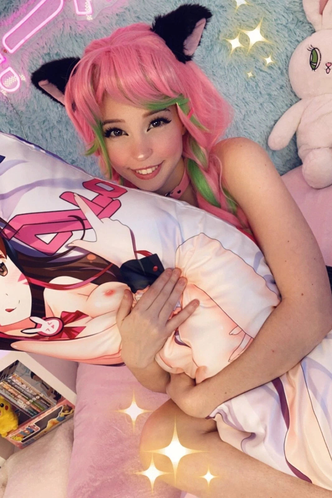 Lot of 40 Belle Delphine 4x6 Color Photos Mitsuri Demon Slayer Nude Model