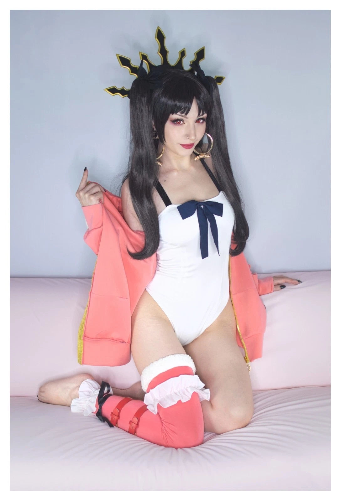 Lot of 10 Shiro Kitsune Ishtar FateGrandOrder Cosplay 4x6 Photos Nude Model Set2