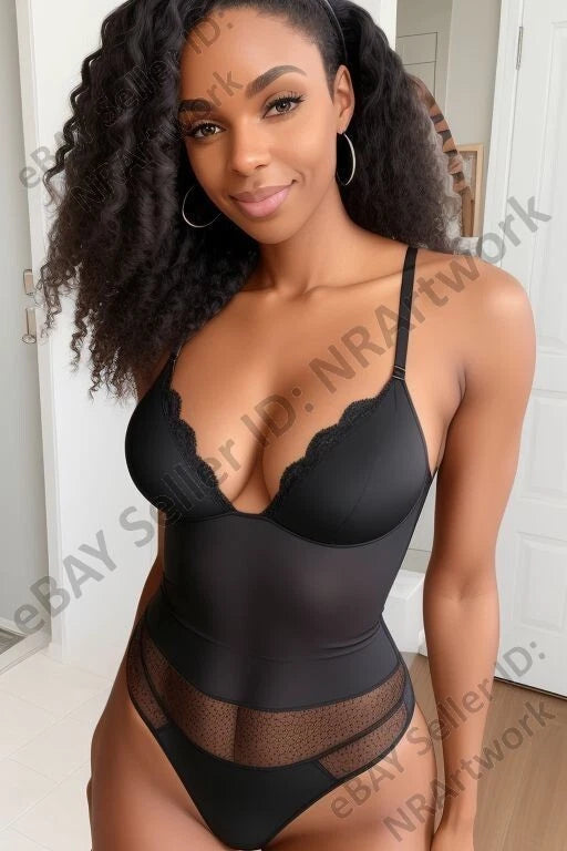 Lot of 10 Nia Carter Home Photos 4x6 (Nude Model Female Art) Pin Up Girl Set 1