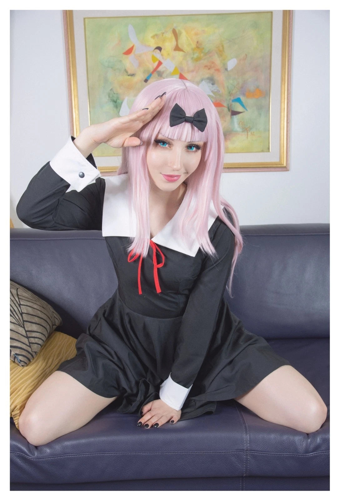 Lot of 10 Shiro Kitsune Chika Fujiwara Cosplay 4x6 Photos Nude Model Set 1