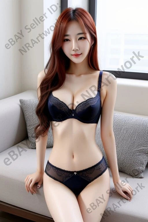 Lot of 10 Min-Seo Home Photos 4x6 (Nude Model Female Art) Pin Up Girl Set 1